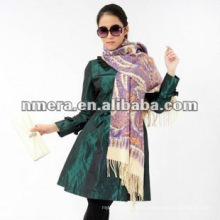 Duplex printing pasiley leopard, Guarantee fine pure wool scarves